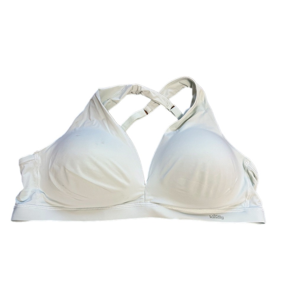 Kindly‎ Yours Wireless T-Shirt Bra Womens XL Surf Spray Green KY40105 Excellent